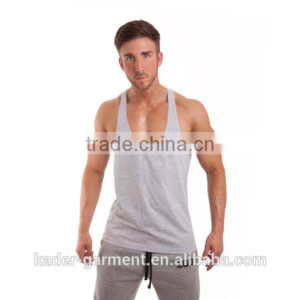 Men Gym Stringer Bodybuilding Tank Top Muscle Singlet