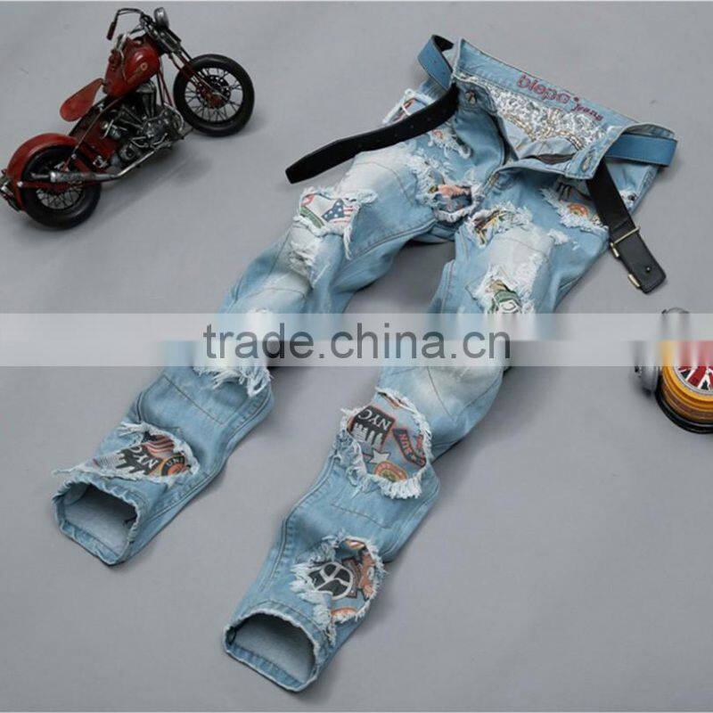 2016 New Arrival Men Jeans Casual Pants