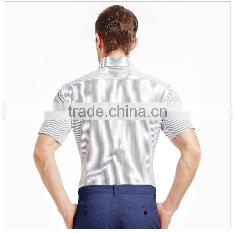 2016 Bospoke Summer Man Short Sleeve Business Shirt