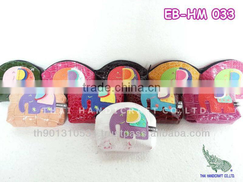 Mini Thai Handmade Coin Elephant Wallet Money bag Small bag