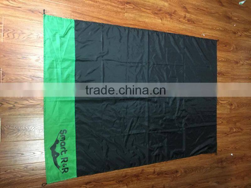 100 polyester custom foldable waterproof beach blanket