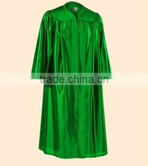 Customized shiny graduation gown from Shanghai Shoujia