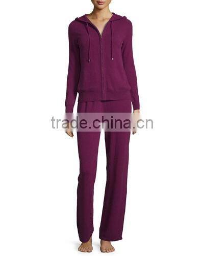 Garment Custom Athletic Wear Women Workout Clothing Running Jogging Tracksuit Set