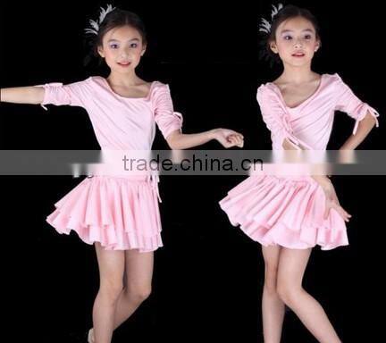 Colorfulworldstore Child Girls/Ladies Latin salsa cha cha tango Ballroom Dance Dress -Over all dress in 3sets-Blue