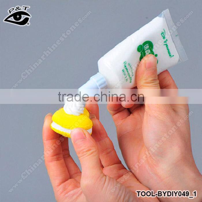 50ML 24colors best colorful Epoxy cream glue Glue Simulation Cream for DIY Craft Phone Case Decoration