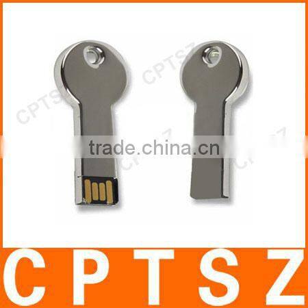 32GB Silver Metal Key Style USB 2.0 Flash Disk/ USB Flash Drive