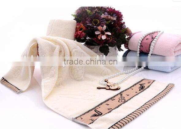Wholesale cheap violin cotton 100%towel