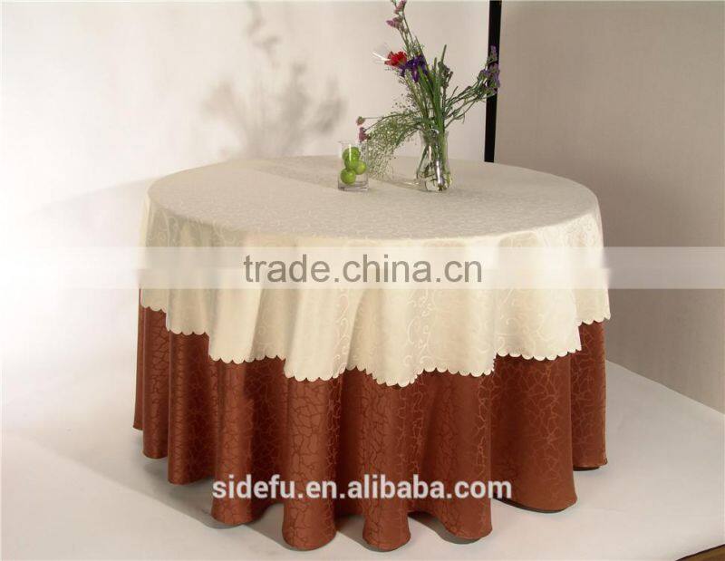 Customized Hotel Round Cheap Dining Table Cloth