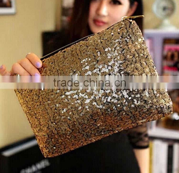 9 Colors Stock !! Bling Sequin evening party clutch bags