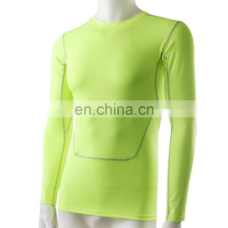 Quick dry and Breathable long sleeve compression top for men