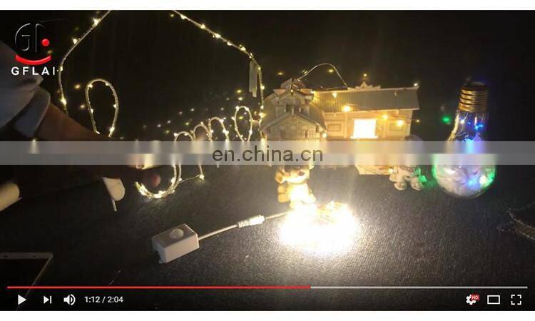 Wholesale Distributors Party Supplies 10M 33FT 100 LEDs 5V USB 12 Keys RF Remote Control White Bulb String Lights