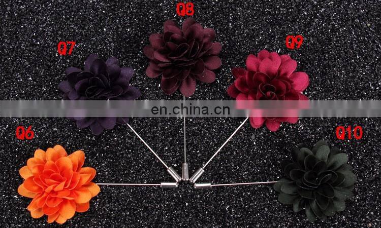 Flower Lapel Pins Brooches for Women High Quality Broches Lapel Pin For Wedding Handmade Suits Shirt Men Brooch