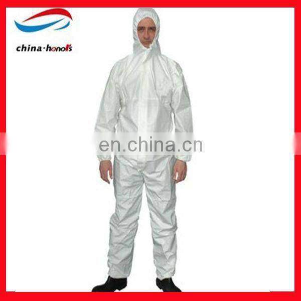 white disposable coveralls/disposable camouflage coverall/disposable polypropylene coveralls