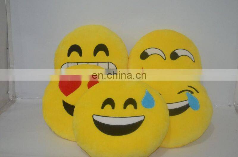 High quality stripe ribbon plush flat knit stripe fabric pillow