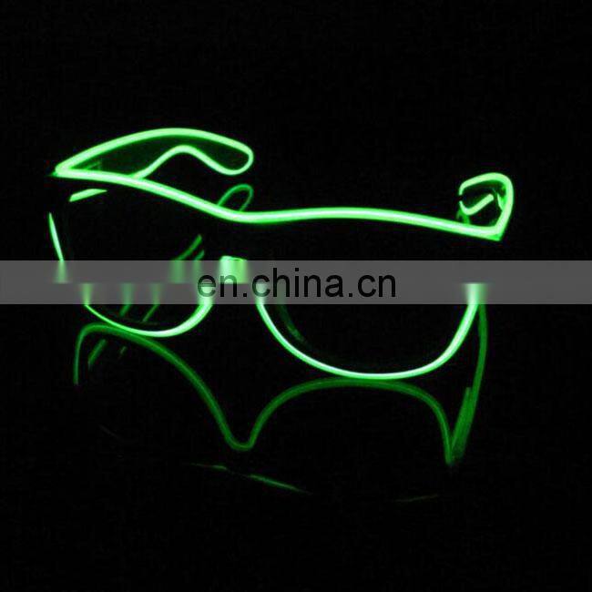 Party el equalizer glasses light up glowing shutter party el wire Glasses