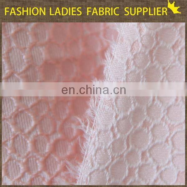 Onway textile Hot Selling Plain Knitted Polyester Jacquard Woven Fabric