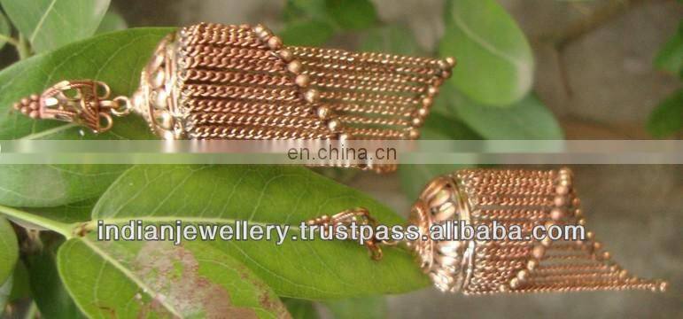 copper jewellery earrings manufacturer, copper jewelery earring exporter