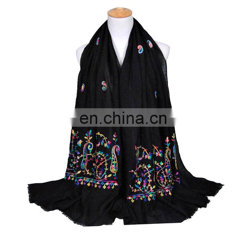 China Big Factory Good Price latest fashion hijab scarf with fringe