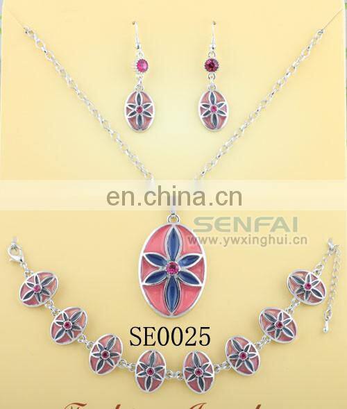 Wholesale costume jewelry lead and nickel safe alloy wedding jewelry for brides