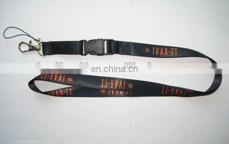 printed satin lanyard, custom satin printed lanyard ,satin polyester lanyard