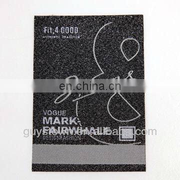 custom private classical woven suit label for garment
