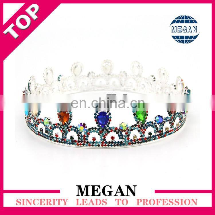 Princess rhinestone tiara beauty pageant crowns bride jewelry hair accessories tiara