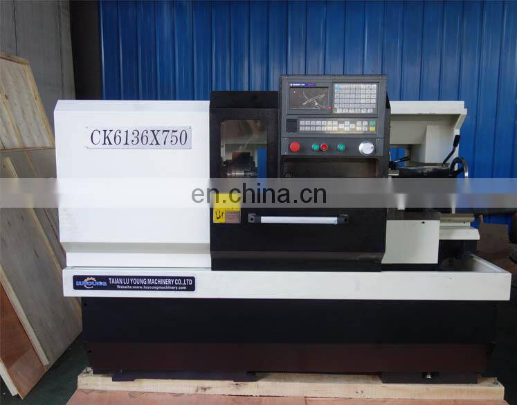 CK6136 Factory price high quality horizontal small metal cnc lathe for metal
