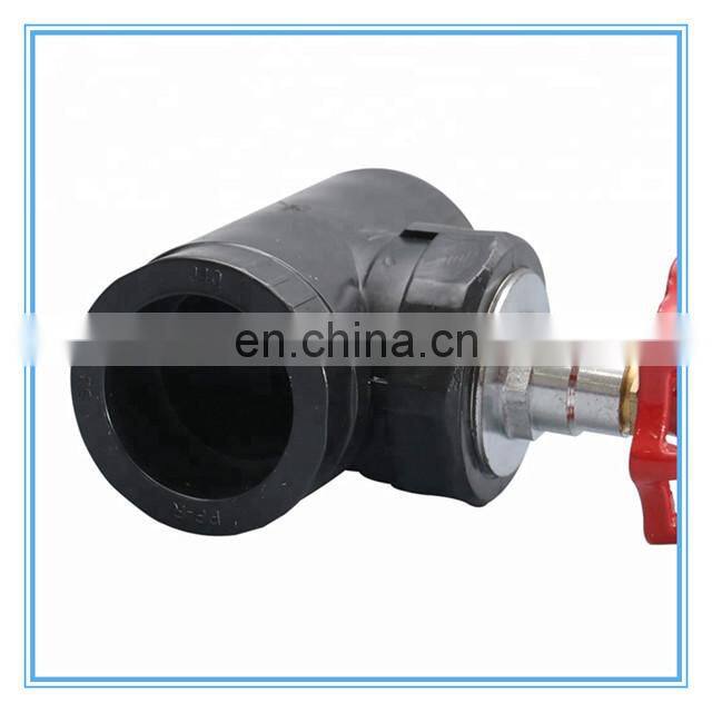2019-hot sale black color hdpe/pe material lift stop valve