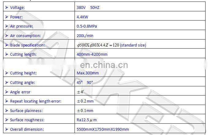 small aluminium door profile cutting machine / aluminum automatic cutting saw machine -- PARKER machine