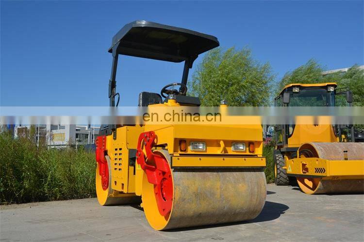 Hot sale double drum roller 3 ton vibratory road roller