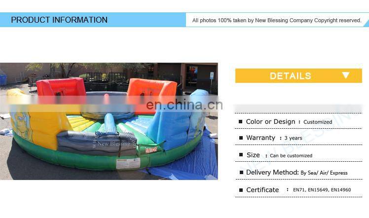 Carnival interactive sport giant bungee cord hippo chow down inflatable human hungry hippos game