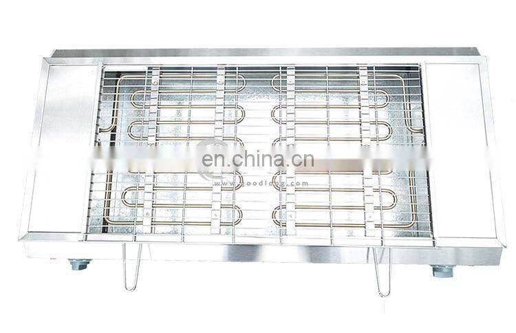 Commercial Electric Stainless Steel BBQ Grill smokeless and high efficiency fast food chicken steak meat oven