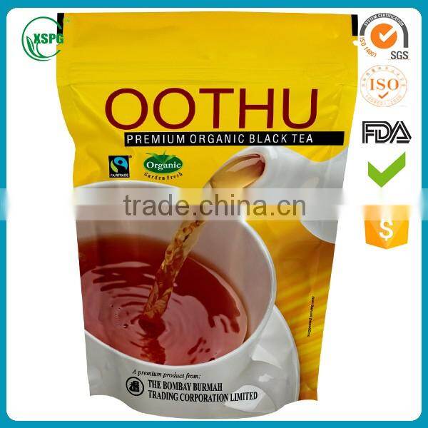 Aluminum foil pouch for snack coffee vacuum plastic food packaging bag