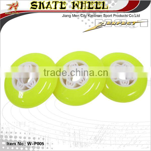 inline skate wheel for sale, hot sale inline pu wheel, rubber inline skate wheel in size 72/76mm