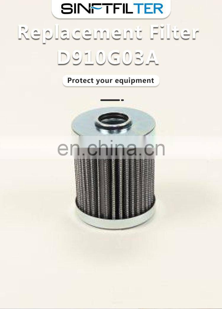 Replacement coalescence stainless coalescing filter element D910G03A