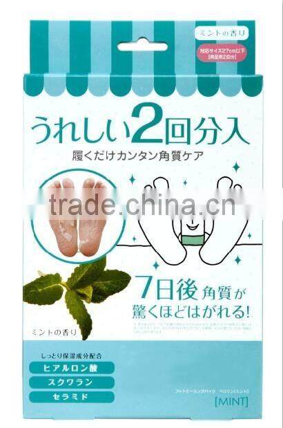 New Natural Silk Herble Collagen Soften Exfoliating Foot Mask