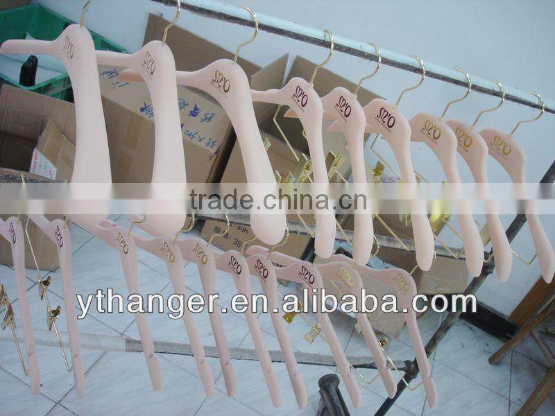 MH-YT-004 electroplate purple bronze colored wire metal hanger