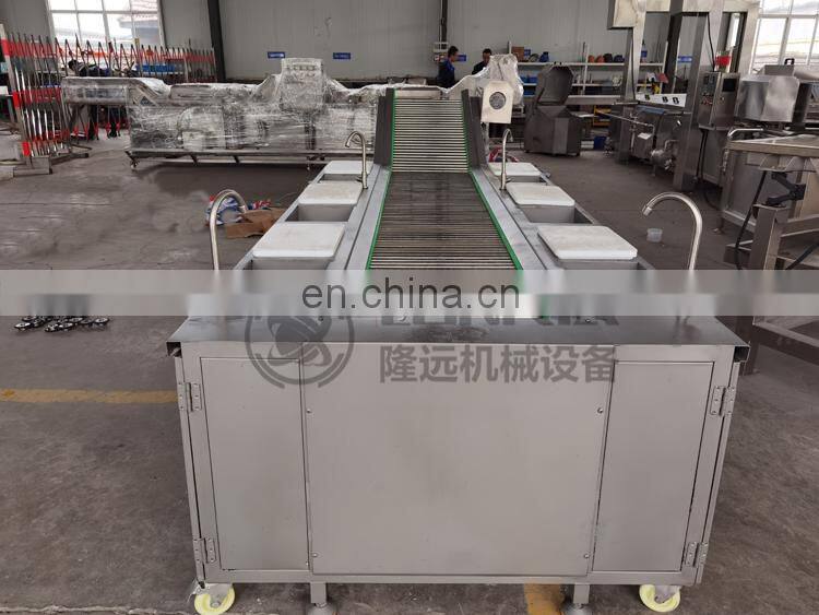 1000 kg / h  Automatic Fryed Potato Flakes Chips Making Machine industry french fries production line