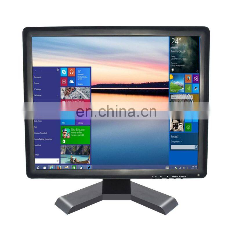 15" 17" 19" VGA Computer Monitor lcd pc POS Display for Restaurant Wholesale