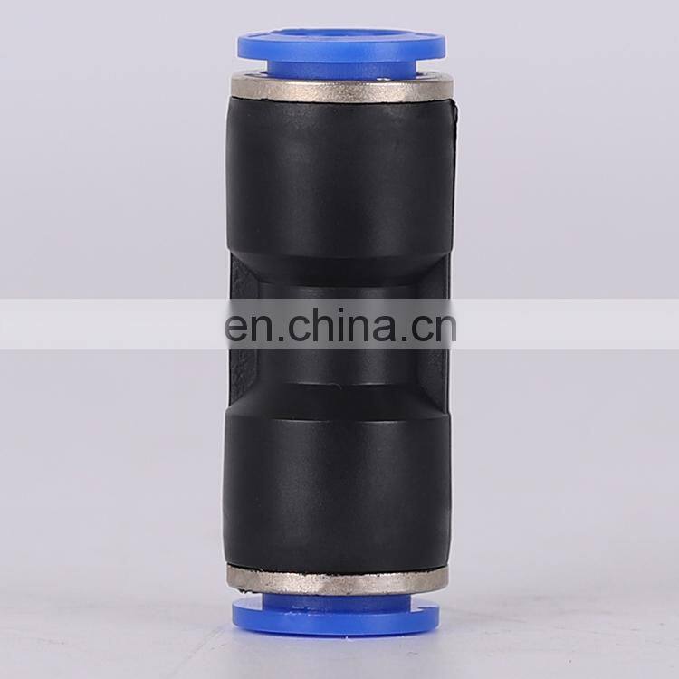 High Quality PG Series PG6/8/10/12/16mm Reducer Connector Straight Quick Push In Pipe Plastic Pneumatic Fitting
