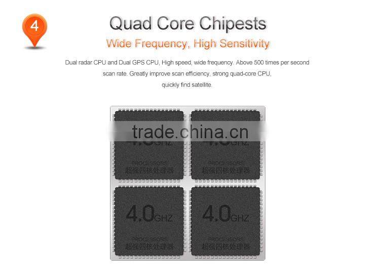 2 in 1 Car GPS Speed Laser Detection English/Russia Voice Alert Car Anti Radar