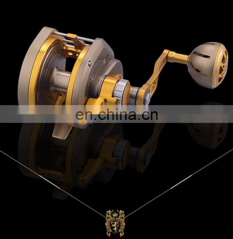 13+2 Stainless Steel Bearings 30kg Big Drag Drum Full Metal Fancy Jigging Trolling Boat fishing jig reels