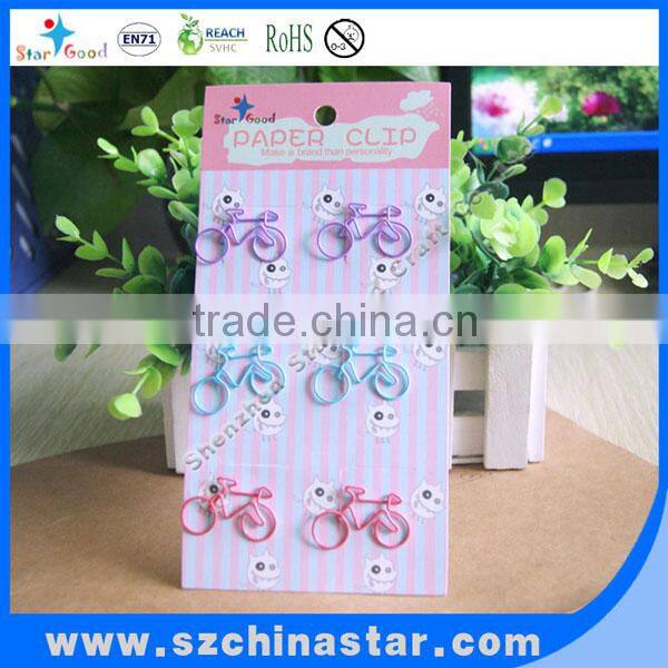 New design soft PVC paper clip with OEM size