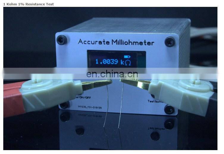 High-Precision Resistance Tester Milliohm Meter Accurate Milliohmmeter With USB Charging