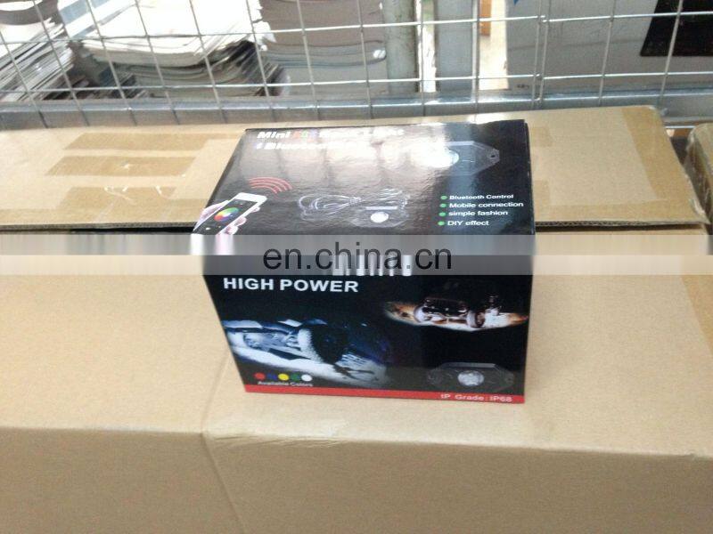 J140 LED rock light 4PCS RGB 4 pods for all car LANTSUN