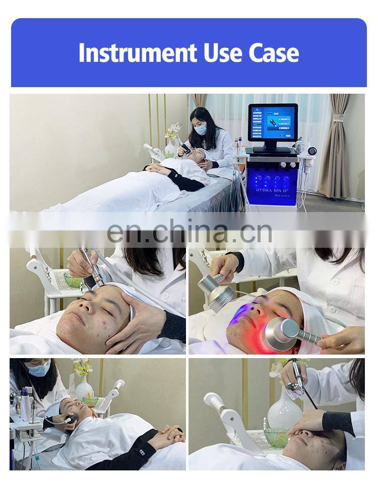 14 in 1 multifunctional oxygen jet peel clean skin whitening ultrasonic facial spa machine