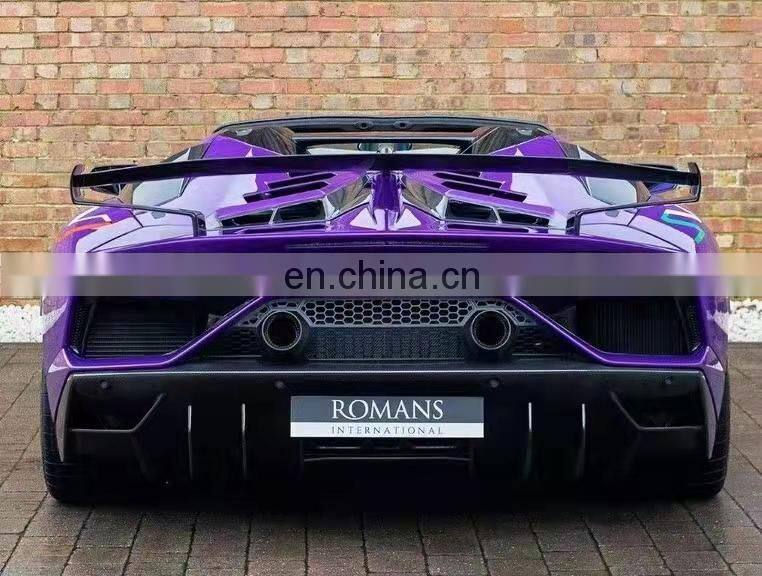 Runde For Lamborghini Aventador LP700 LP720 Upgrade LP750 SVJ Style Body Kit Front Bumper Rear Bumper Hood Side Skirt Spoiler