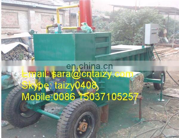 Hot sale vertical dry grass baling press machine baler machine price