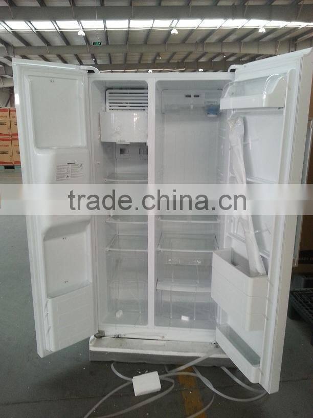 side by side refrigerator with ice maker&water dispenser