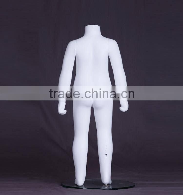 headles fiberglass kid display mannequin